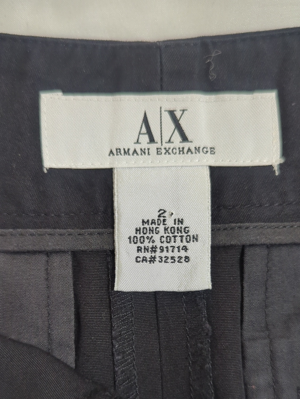 Armani Exchange Midi Length Skirt, Color Black Size 2 - Picture 12 of 12